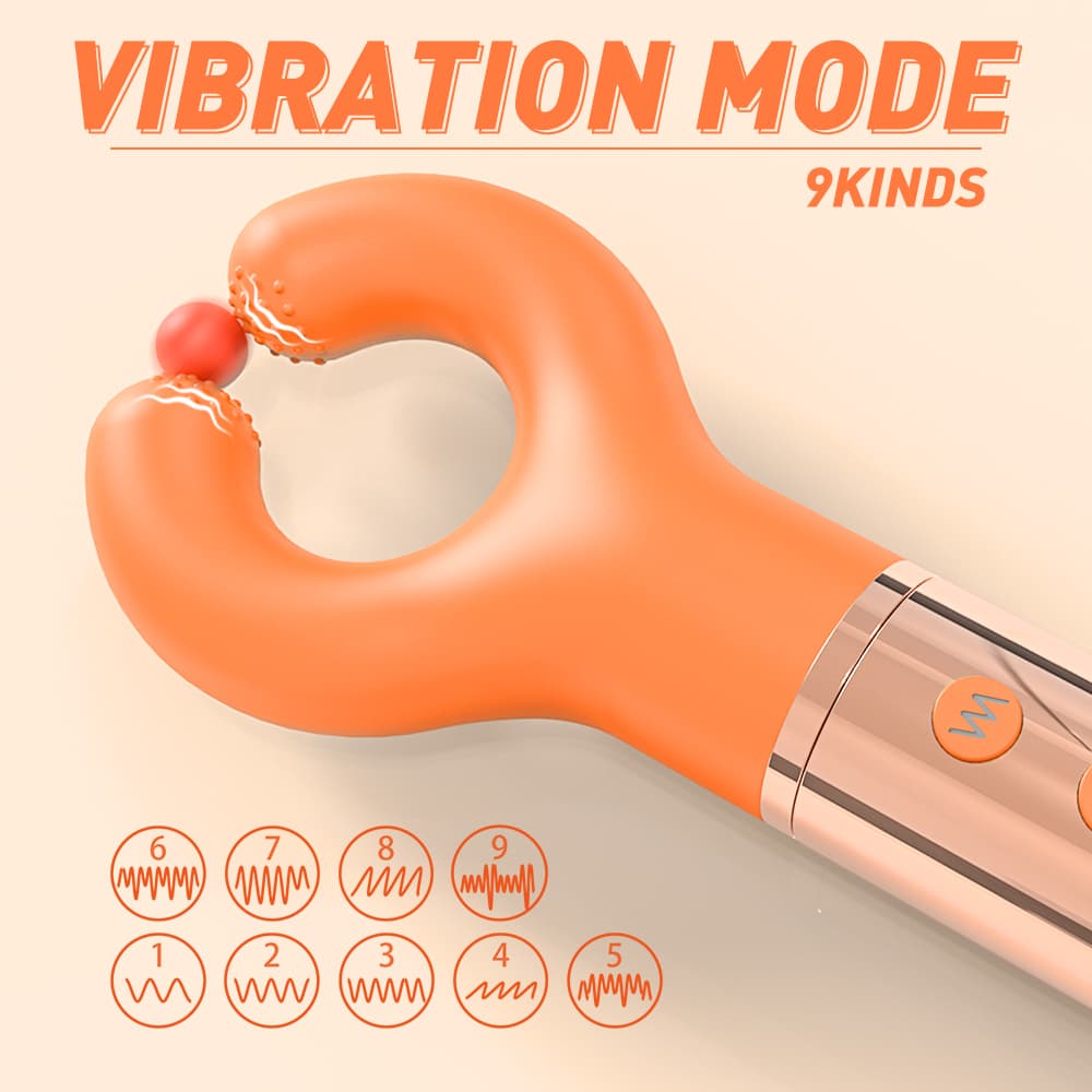 Wellco Adult Donuts Şarjlı C Tipi Güçlü Titreşimli Klitoris Uyarıcı ve Meme Ucu Masaj Vibratörü - 4
