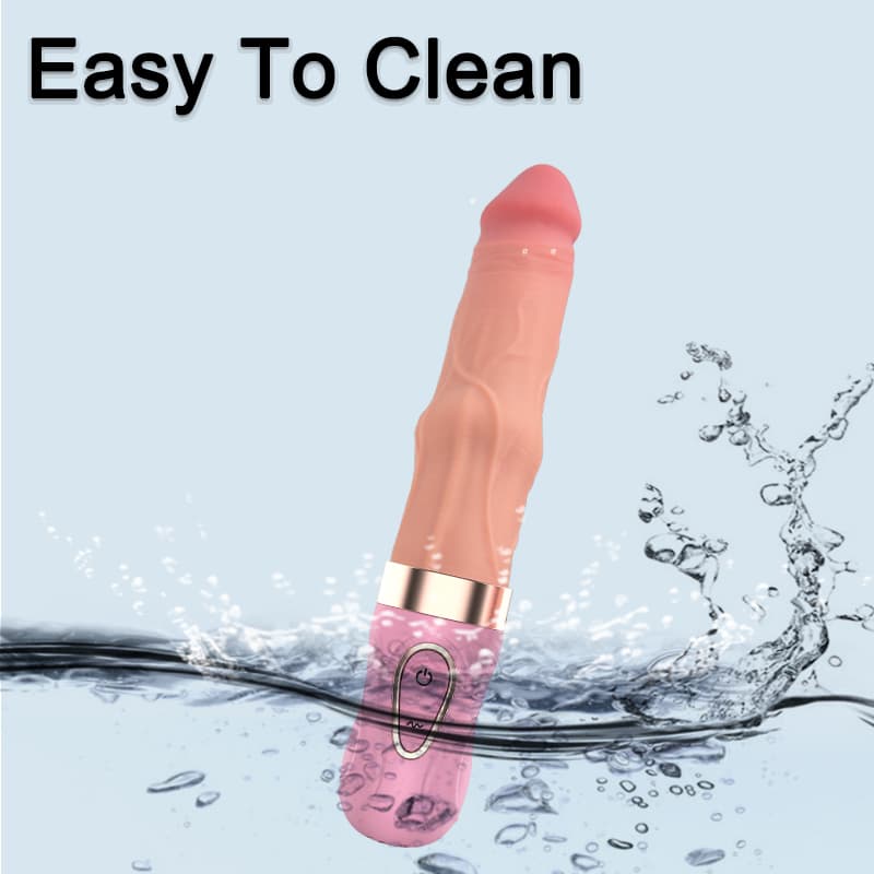Wellco Adult İleri Geri Hareketli Akıllı Isıtmalı Ultra Yumuşak Dokulu Realistik Yapay Penis Vibrator - 4