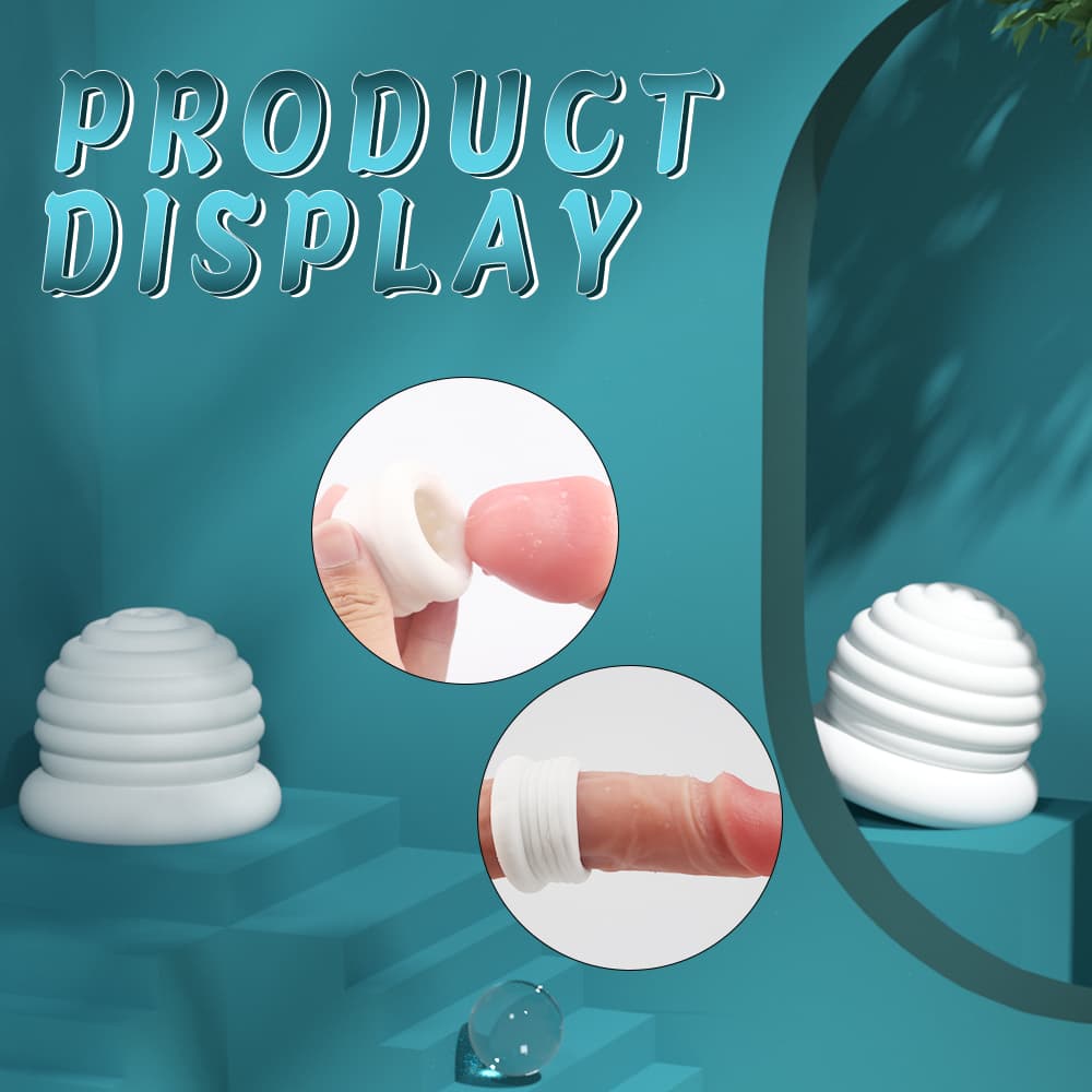 Wellco Adult Jelly 4 Çok Kullanımlı Prezervatif Tırtıklı Silikon Penis Başı Kılıfı - 2