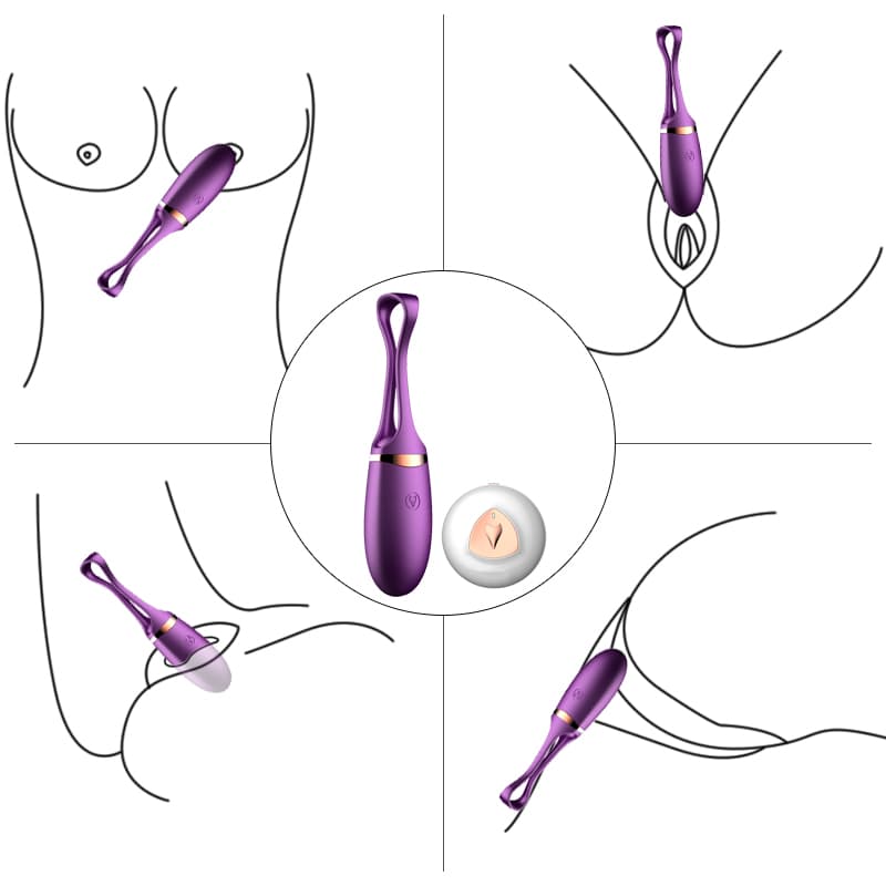 Wellco Adult M2 - Şarjlı Uzaktan Kumanda ve Ses Kontrollü G-Spot ve Klitoris Uyarıcı Giyilebilir Vajinal Top - 3