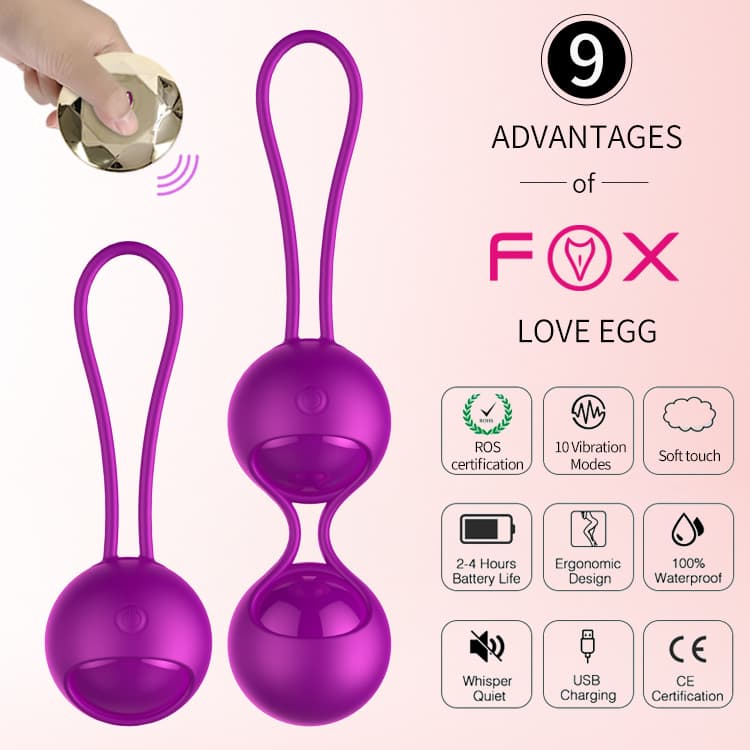 Wellco Adult M3 Şarjlı Uzaktan Kumandalı G-Spot Klitoris Uyarıcı Giyilebilir Vibratör Kegel Egzersiz Vajinal Top - 4