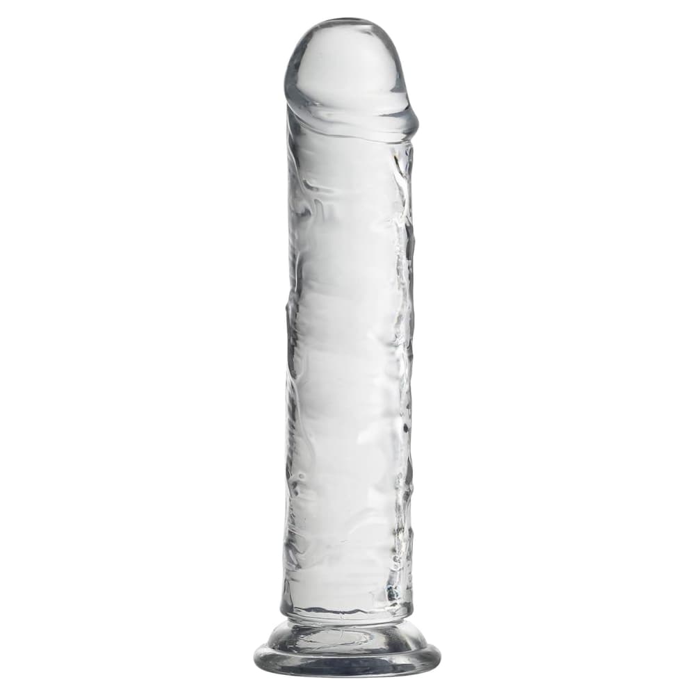 Wellco Adult MYST COLOR Dildo Realistik Jel Dokuda Testissiz Ultra Yumuşak Şeffaf Yapay Penis 20 CM