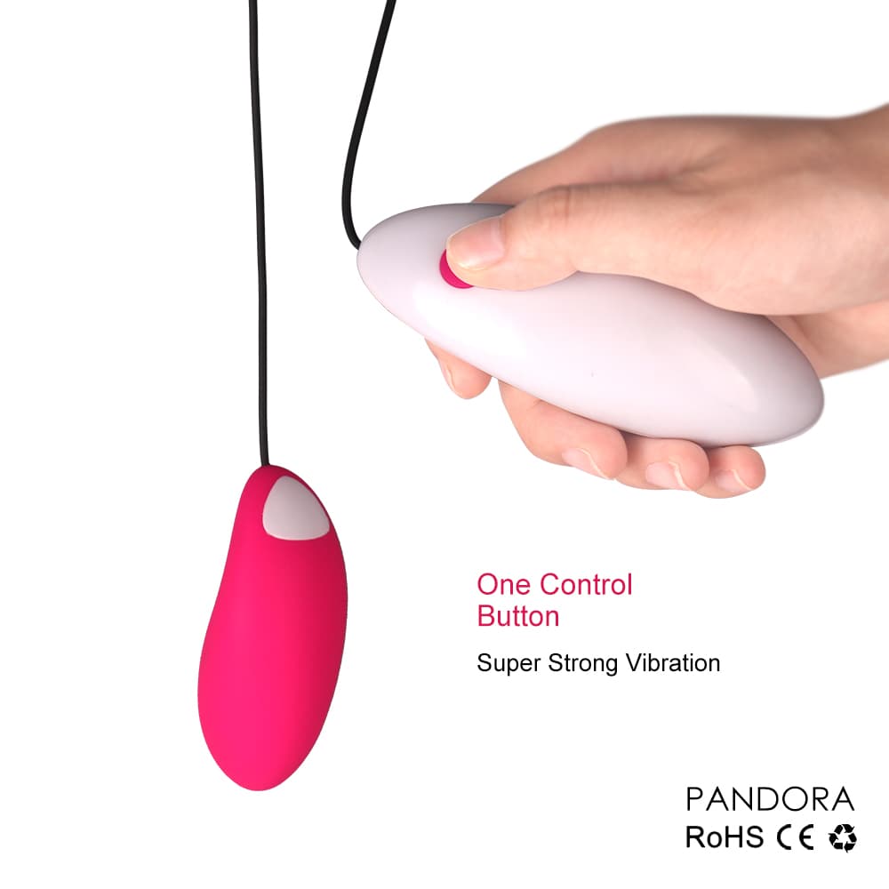 Wellco Adult Pandora 100 CM Kablolu Kumandalı Süper Güçlü Titreşimli Kegel Egezersiz Orgazm Vajinal Top - 3