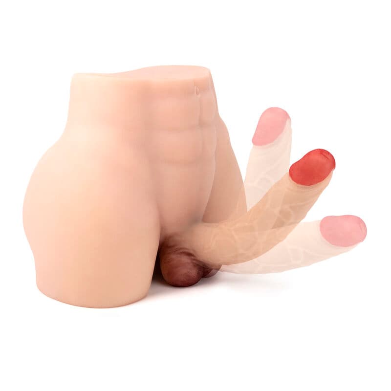 Wellco Adult Alan - Mega Boy Anal Girişli 21 CM Yapay Penisli Erkek Yarım Vücut Realistik Manken 7.7 KG