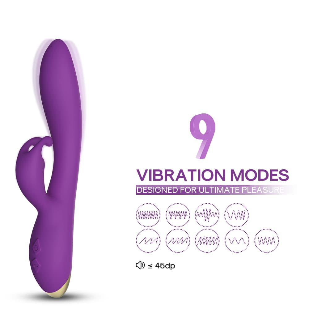 Wellco Adult PRIME TOYS Bonnie Klitoris ve G Spot Uyarıcı Rabbit Vibratör - Mor - 3