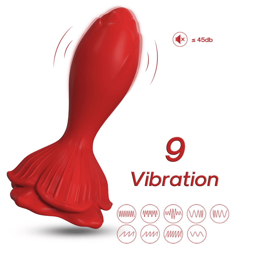 Wellco Adult PRIME TOYS Rose Kablosuz Kumandalı Titreşimli Anal Plug Vibratör - 2