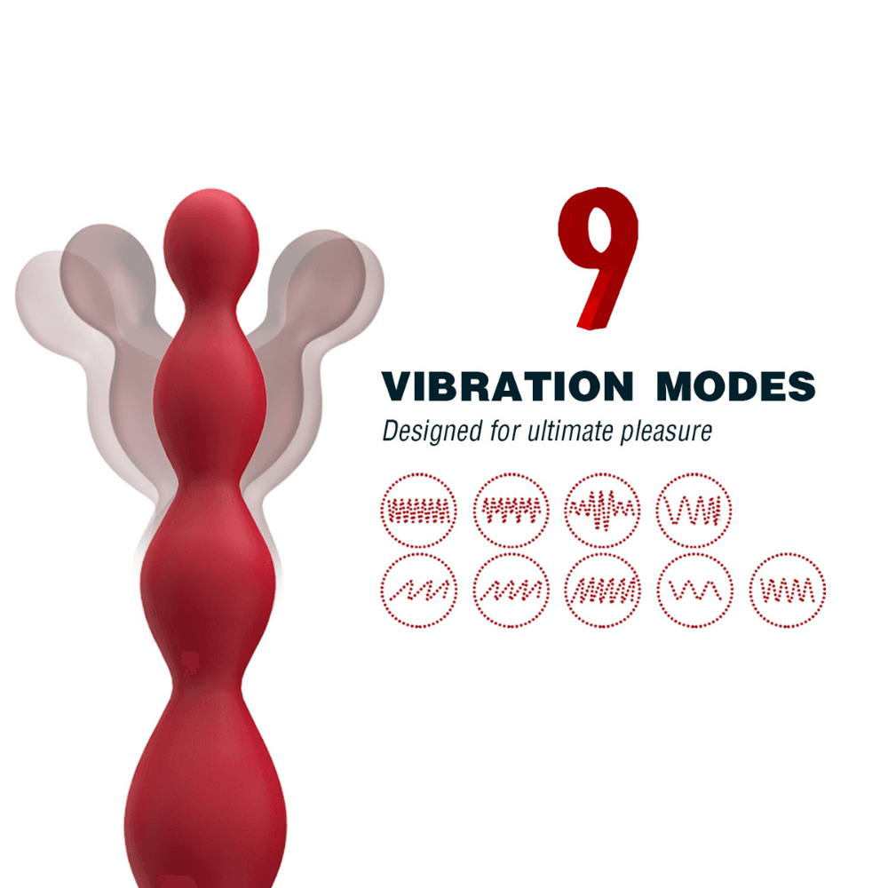Wellco Adult PRIME TOYS Rose Şarjlı Bükülebilir Güçlü Titreşimli Boğumlu G Nokta Uyarıcı ve Anal Vibratör - 2