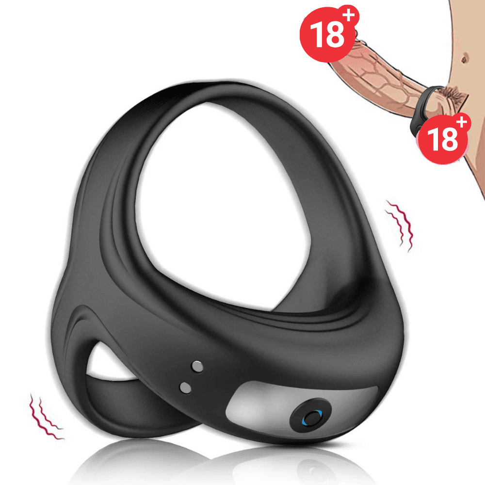 Wellco Adult PRIME TOYS Rock Şarjlı Su Geçirmez Klitoris Uyarıcı Titreşimli Testis ve Penis Yüzüğü