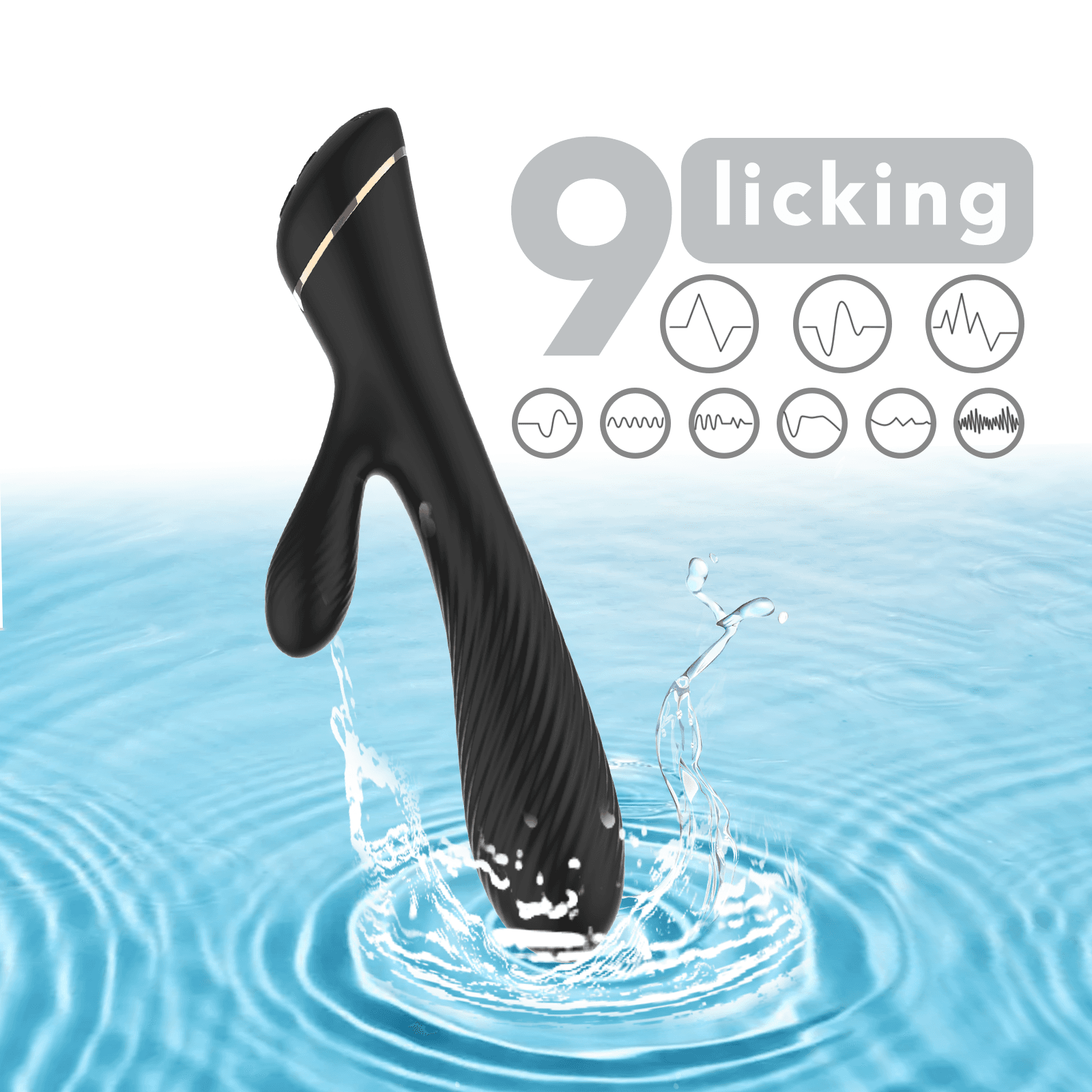 Wellco Adult PRIME TOYS Spiry Şarjlı Tırtıklı G Nokta ve Klitoris Uyarıcı 2 in 1 Vibratör - 3