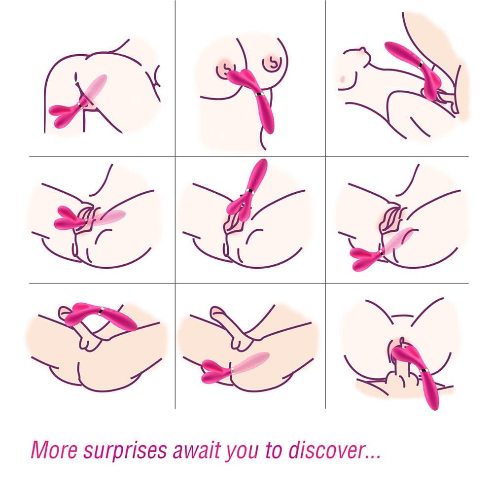 Wellco Adult PRIME TOYS Y-Wand Şarjlı Güçlü Titreşimli Bükülebilir G Nokta ve Klitoris Uyarıcı Masaj Vibratör - 2