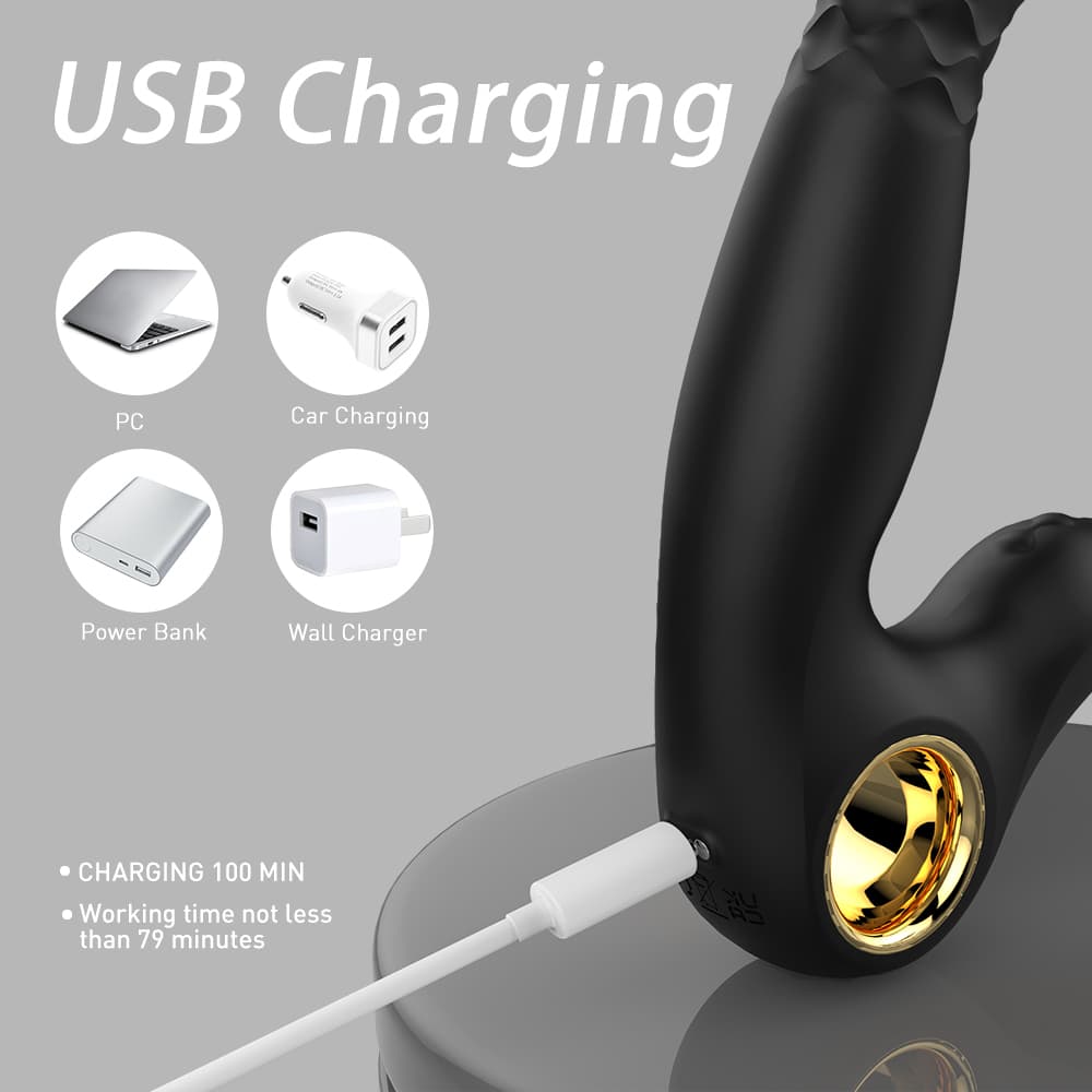 Wellco Adult Shake Ring Şarjlı Tutma Halkalı Unisex Kullanım Titreşimli ve Hareketli 2 in 1 Vibratör - 4