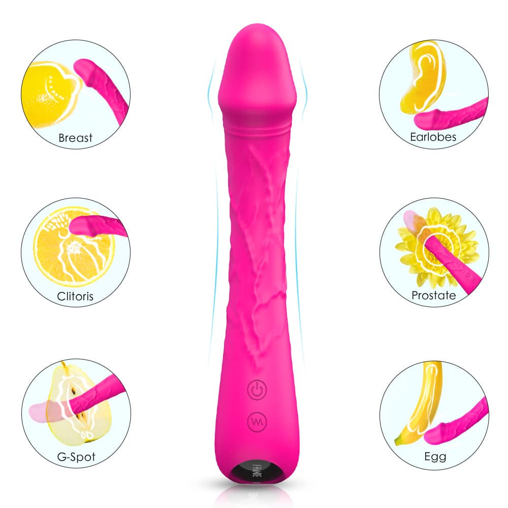 Wellco Adult Sunshine Şarjlı Esnek Bükülebilir G Nokta Uyarıcı Güçlü Titreşimli Yumuşak Yapay Penis Vibratör - 2