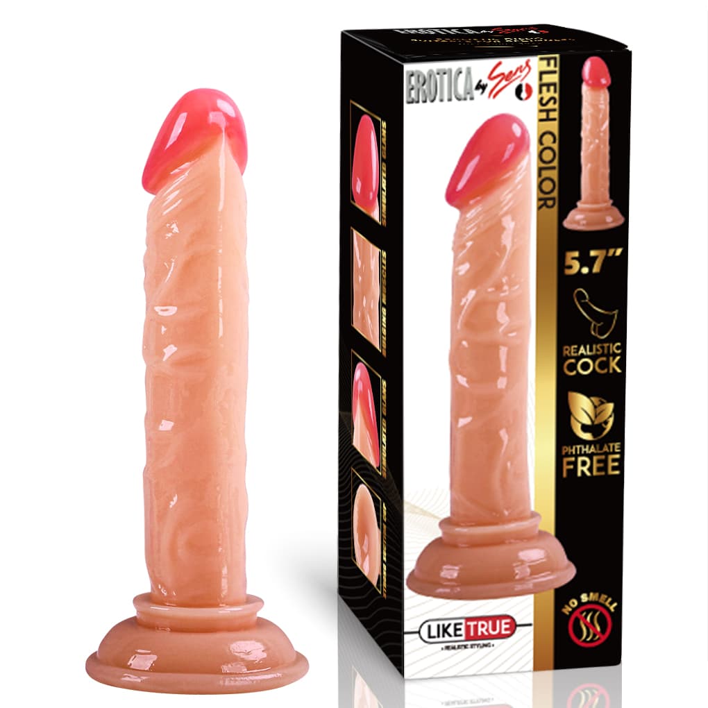 Wellco Adult UNIQUE Realistik Dokuda Mini Dildo Vantuzlu Gerçekçi Yapay Penis 14 CM