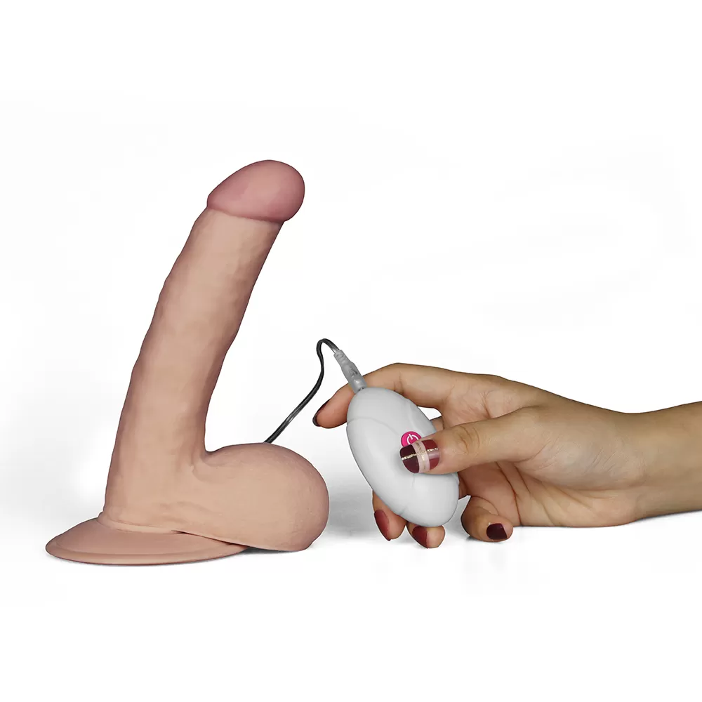 Wellco Adult 19 CM Geliştirilmiş Doku Ultra Yumuşak Titreşimli Realistik Penis - The Ultra Soft Dude - 2