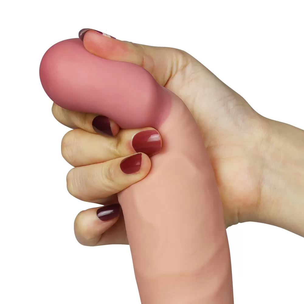 Wellco Adult 23 CM Geliştirilmiş Doku Ultra Yumuşak Titreşimli Realistik Penis - The Ultra Soft Dude - 3