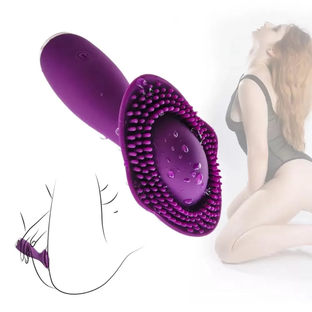 Wellco Adult Şarjlı Isıtmalı Yoğun Vulva ve Göğüs Uyarıcı Tırtıklı Yeni Nesil Orgazm Masaj Vibratör - 3