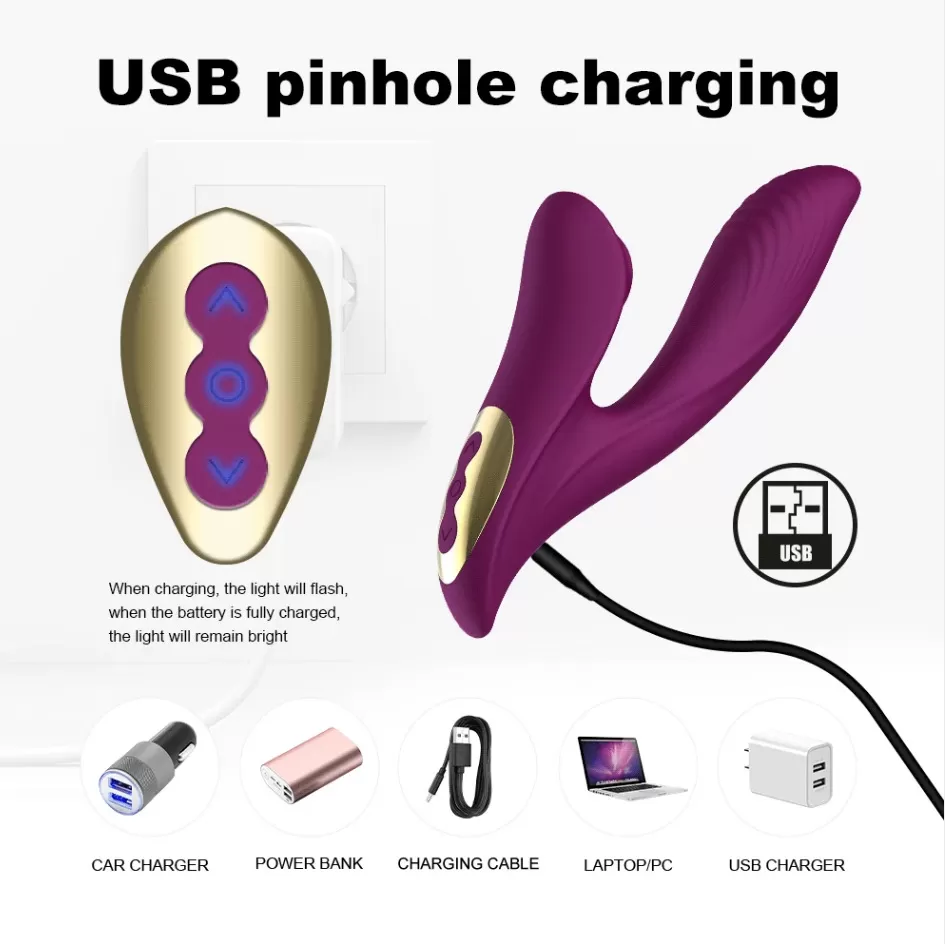 Wellco Adult Amuse Şarjlı Güçlü Titreşimli Açılı G Nokta Uyarıcı Klitoris Emiş Güçlü 2 in 1 Vibratör - 4