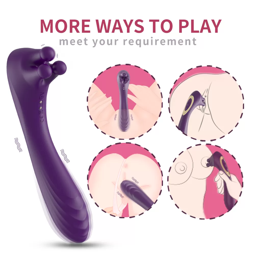 Wellco Adult ANGEL'S HAND İmitasyon Pençeli Göğüs Okşama ve G Spot Uyarıcı Vibratör - 2