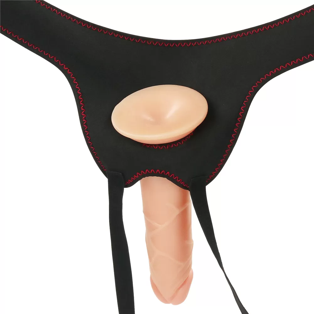 Wellco Adult Belden Bağlamalı Titreşimli Ultra Yumuşak Gerçekçi Et Dokulu Testissiz Realistik Vibratör Dildo - 2