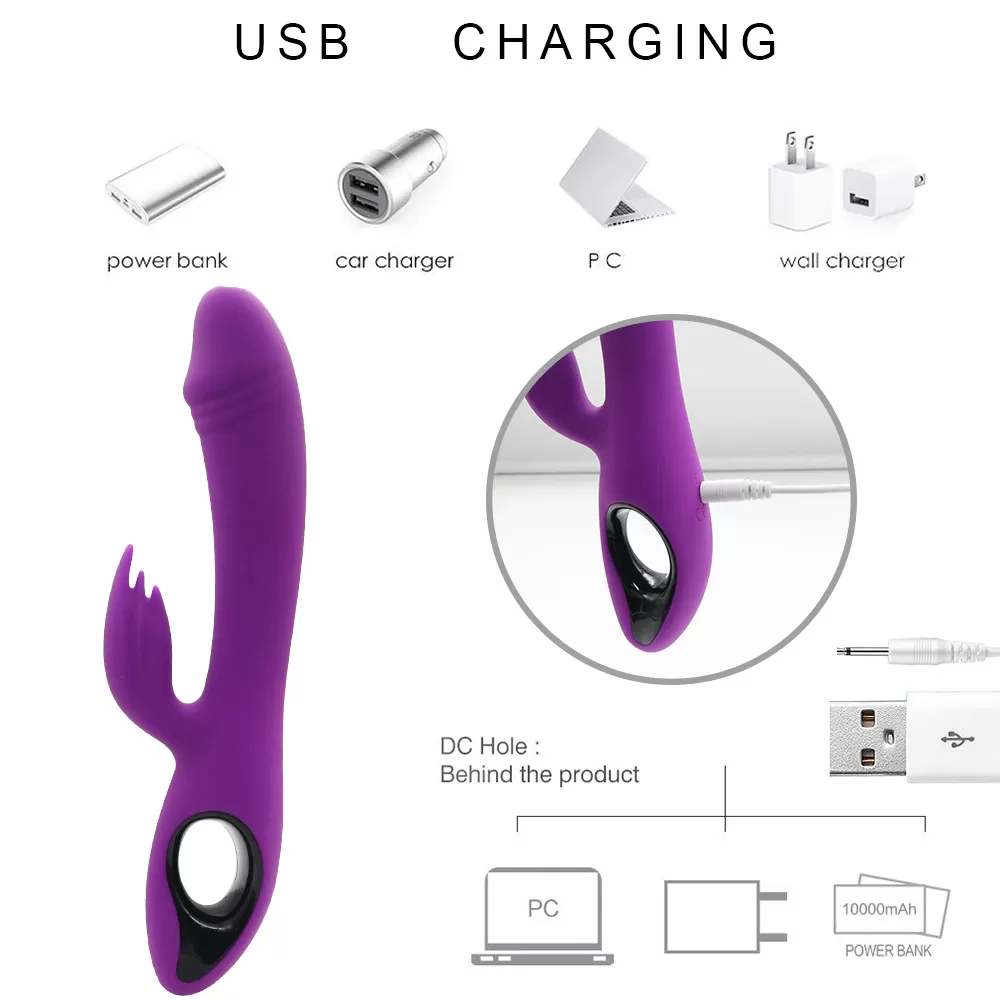 Wellco Adult BRACE Tutma Halkalı G-Spot ve Klitoris Uyarıcı 2 in 1 Dildo Vibratör - 4