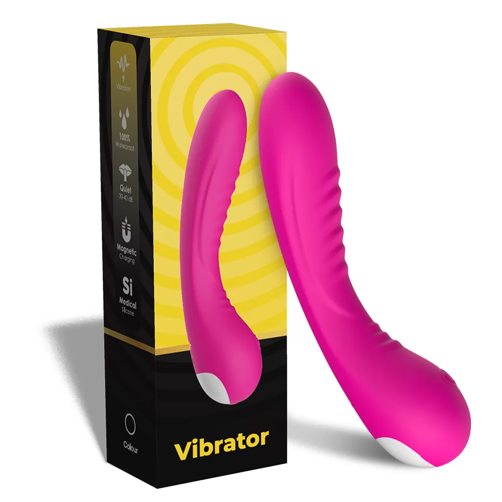 Wellco Adult PRIME TOYS Brutal Manyetik Şarjlı G Nokta Uyarıcı Su Geçirmez Vibratör - Pembe - 2