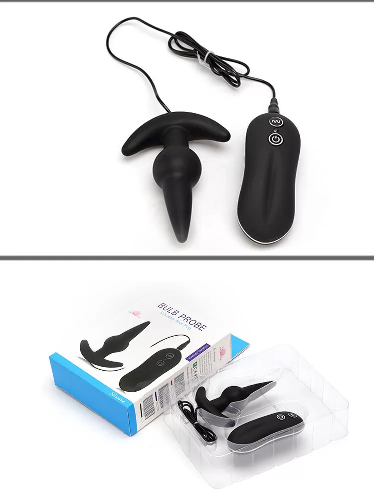 Wellco Adult BULB PROBE Kumanda Kontrollü Güçlü Titreşimli Anal Plug Vibratör - Siyah - 2