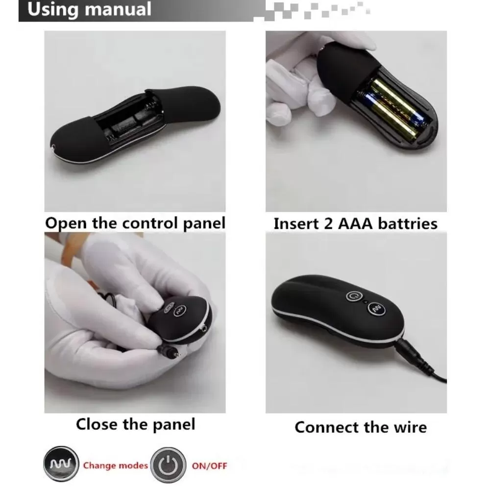 Wellco Adult BULB PROBE Kumanda Kontrollü Güçlü Titreşimli Anal Plug Vibratör - Siyah - 3