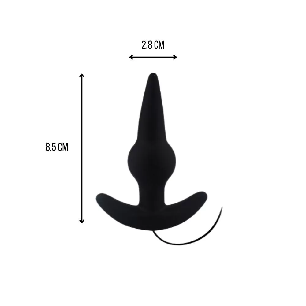 Wellco Adult BULB PROBE Kumanda Kontrollü Güçlü Titreşimli Anal Plug Vibratör - Siyah - 4