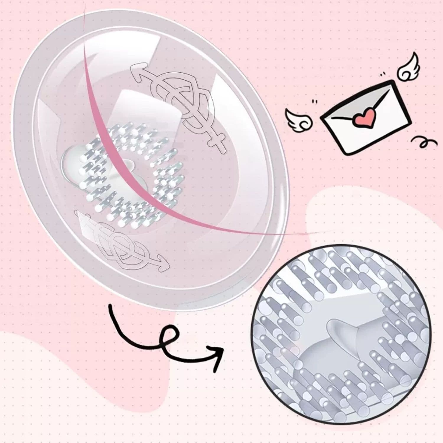 Wellco Adult BUNNY Uzaktan Kumandalı Göğüs ve Klitoris Uyarıcı 2 in 1 Titreşimli Vibratör - 3