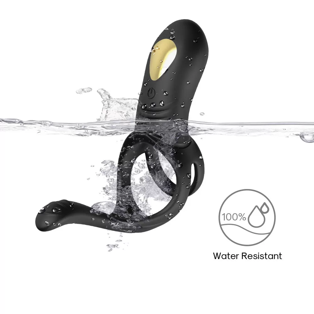 Wellco Adult CADEN Şarjlı Perine ve Klitoris Uyarıcı Titreşimli Testis ve Penis Halkası - 4