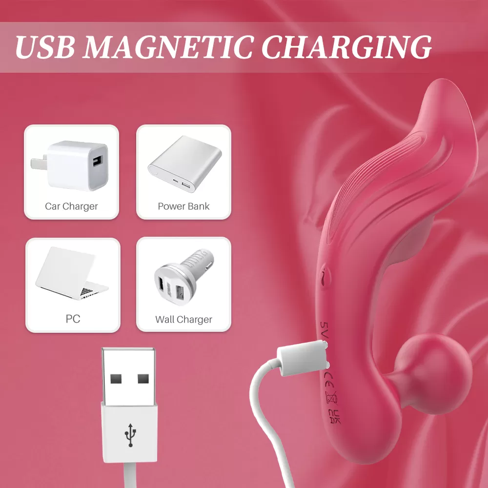 Wellco Adult CHOMPTER RCT Kablosuz Kumandalı Lay On Anal Vajinal Uyarıcı Giyilebilir 2 in 1 Vibratör - 4