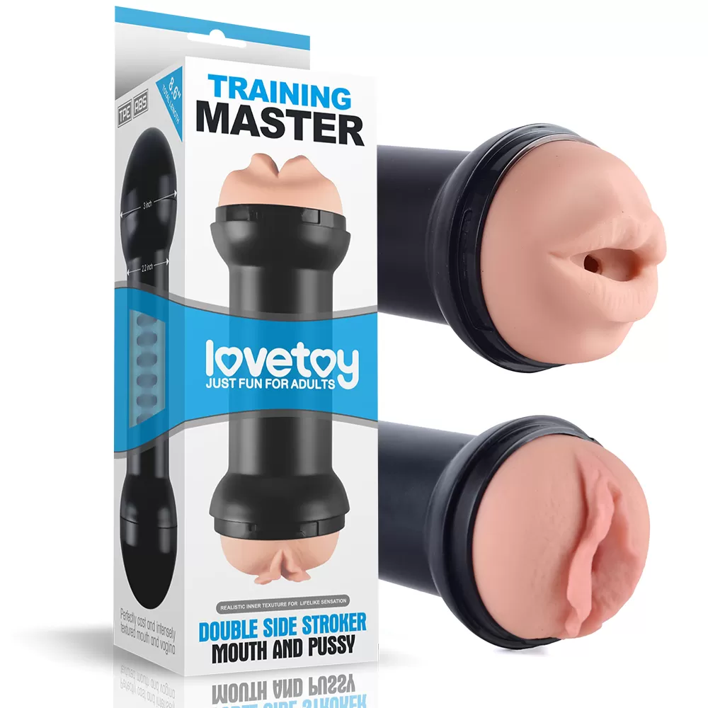 Wellco Adult Çift Taraflı Oral Vajinal Mastürbatör - Training Master