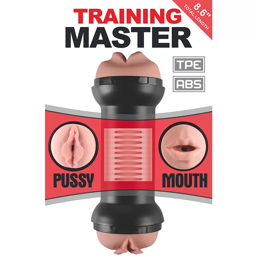 Wellco Adult Çift Taraflı Oral Vajinal Mastürbatör - Training Master - 4
