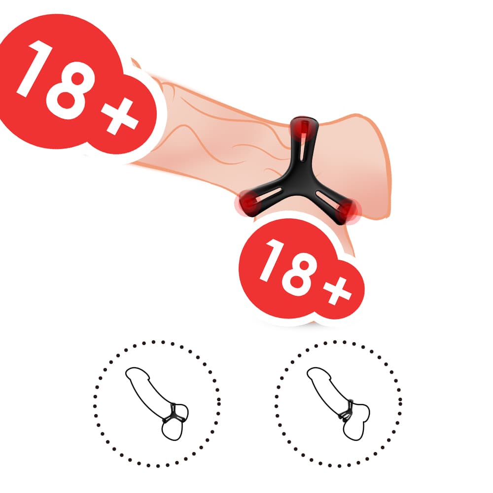 Wellco Adult Cock Ring Performans Arttırıcı Testis Halkalı Penis Yüzüğü - 2