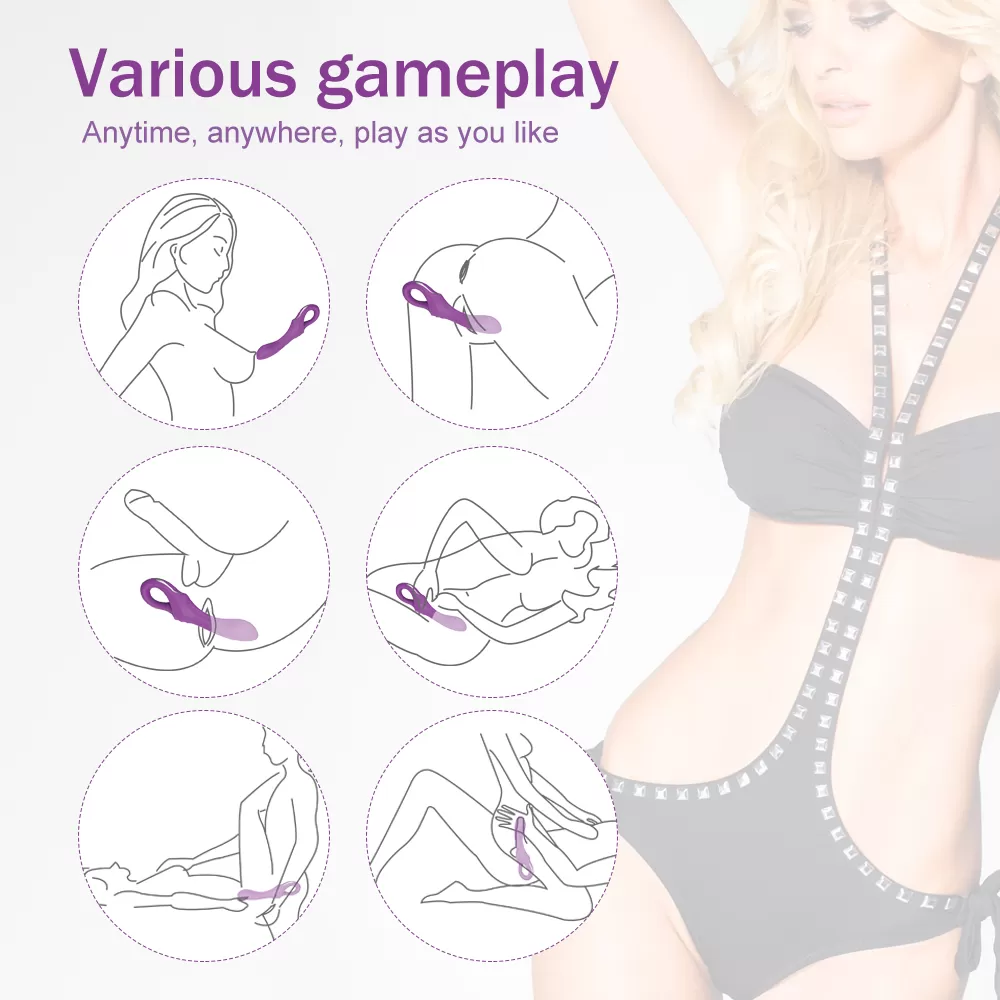 Wellco Adult DAGGER Çift Katmanlı Bükülebilir Su Geçirmez G-Spot Uyarıcı Vibratör - 2