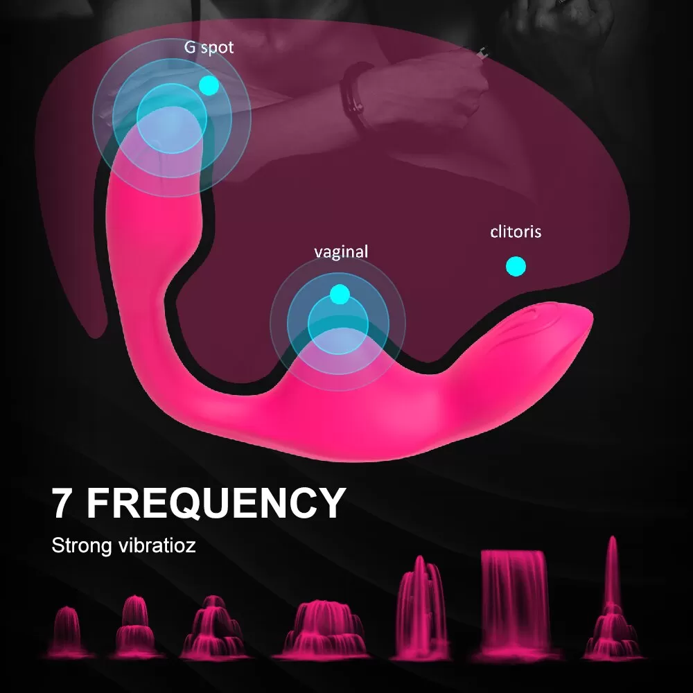 Wellco Adult DORIS Kablosuz Kumandalı Şarjlı Külot İçi Giyilebilir Vibratör - 4