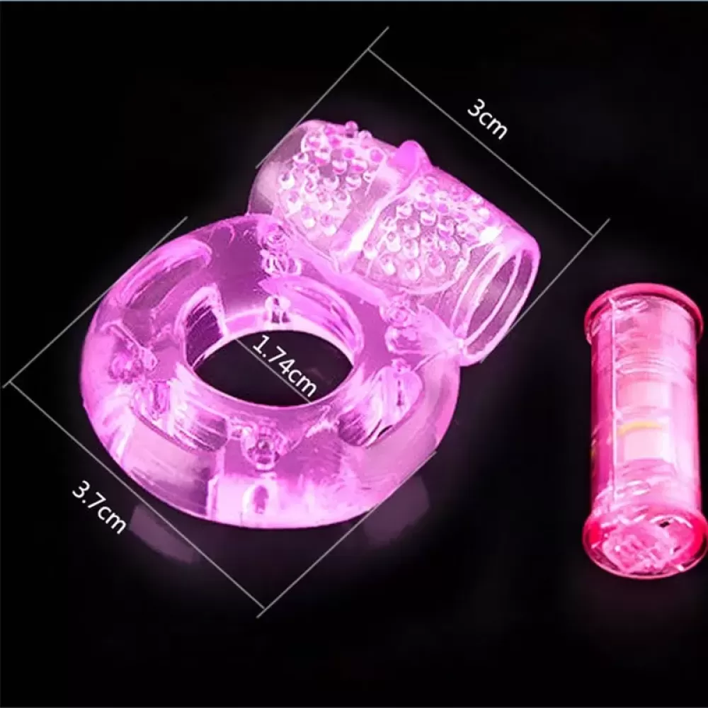 Wellco Adult Klitoris Uyarıcı Tırtıklı Titreşimli Silikon Penis Halkası - 3