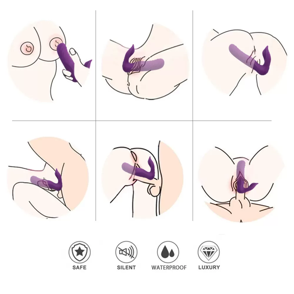 Wellco Adult FEBIA Kablosuz Kumandalı G-Spot ve Klitoris Uyarıcı Külot İçi Giyilebilir 2 in 1 Vibratör - 2