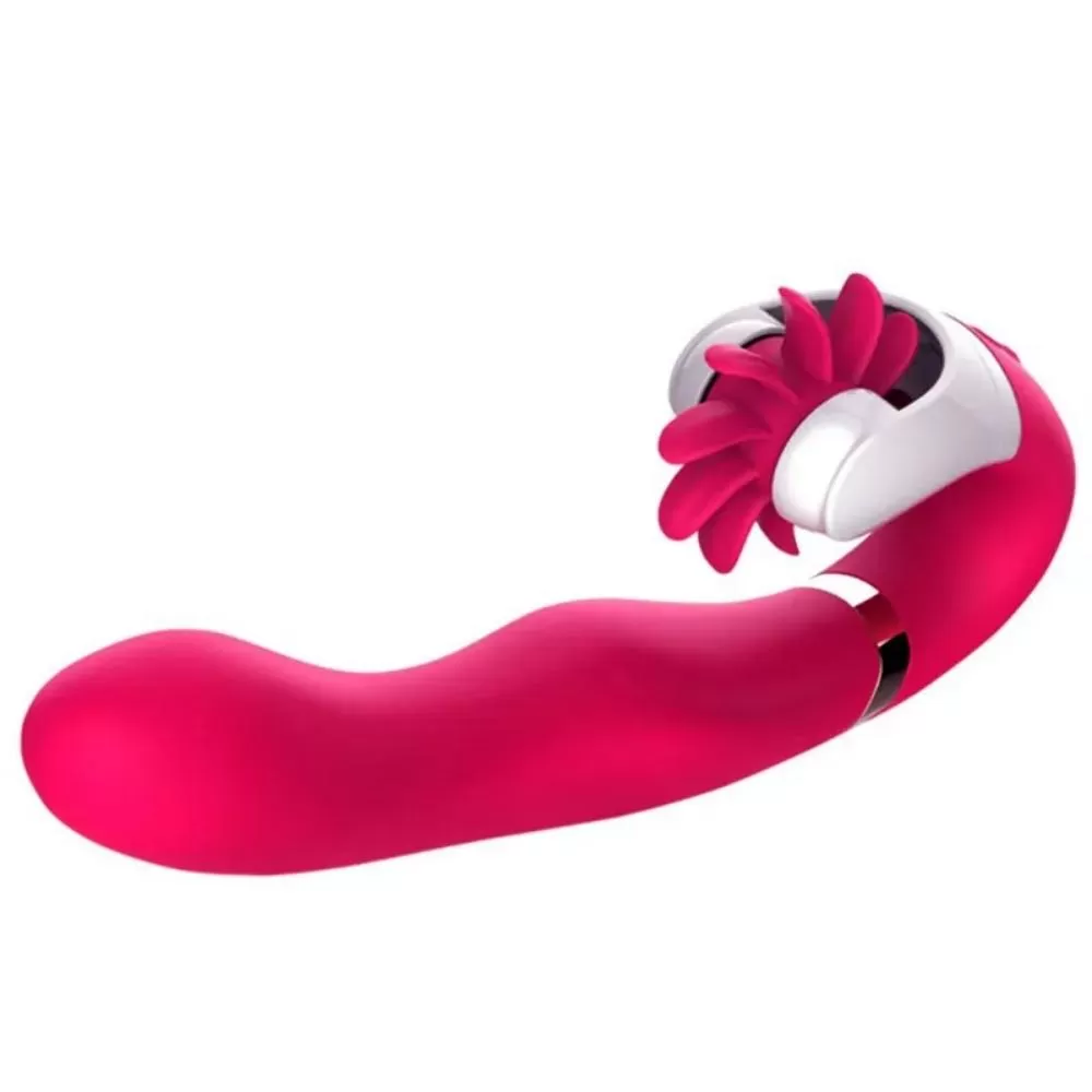 Wellco Adult FLIRT Dönebilen Dil Klitoris Uyarıcı ve G-Spot Uyarıcı 2 in 1 Vibratör - 3