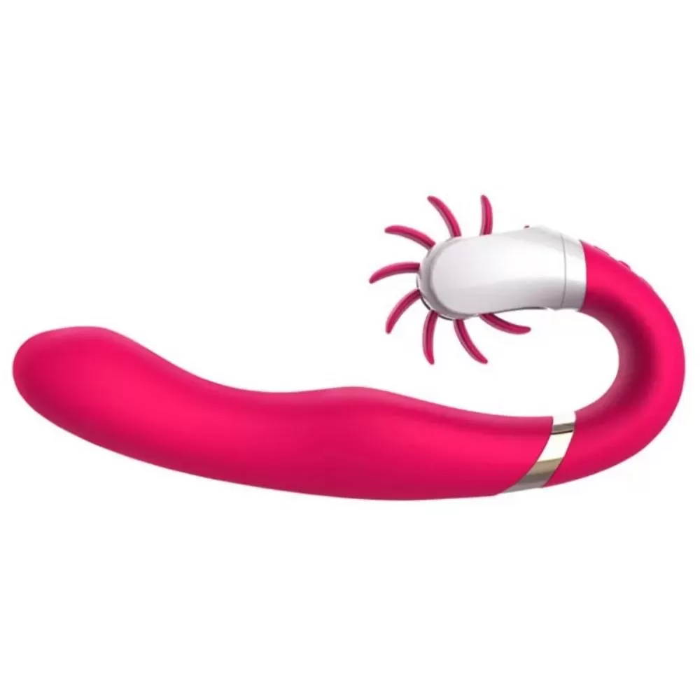 Wellco Adult FLIRT Dönebilen Dil Klitoris Uyarıcı ve G-Spot Uyarıcı 2 in 1 Vibratör - 4