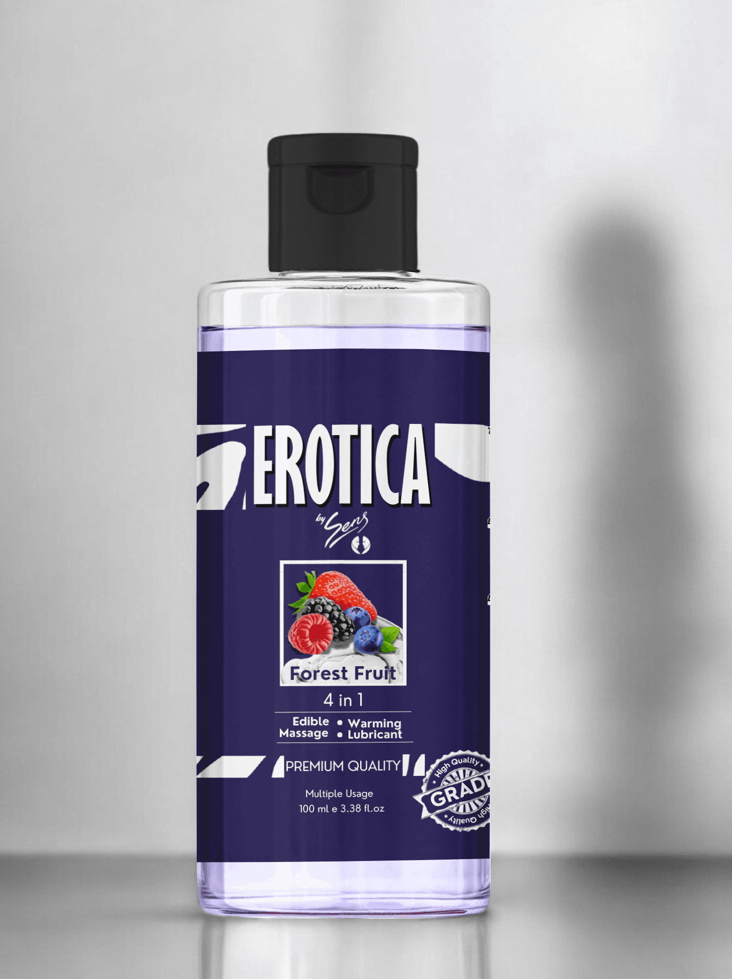 Wellco Adult Forest Fruit 4 in 1 WB Lube 100 ml by Sens Su Bazlı Orman Meyve Aromalı Kayganlaştırıcı Masaj Jeli - 2