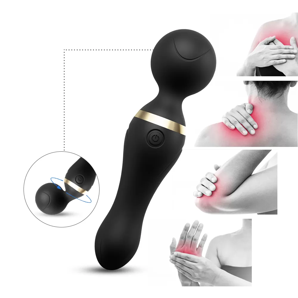 Wellco Adult PRIME TOYS Freeza 360° Açılı Magic Wand Massager Çok Sessiz Masaj Aleti