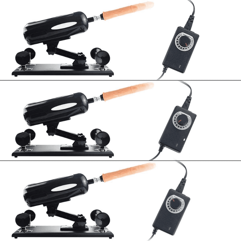 Wellco Adult Geliştirilmiş Tam Otomatik Sex Makinesi Çıkar-Tak Teleskopik İleri Geri Hareketli Dildo Vibratör - 3