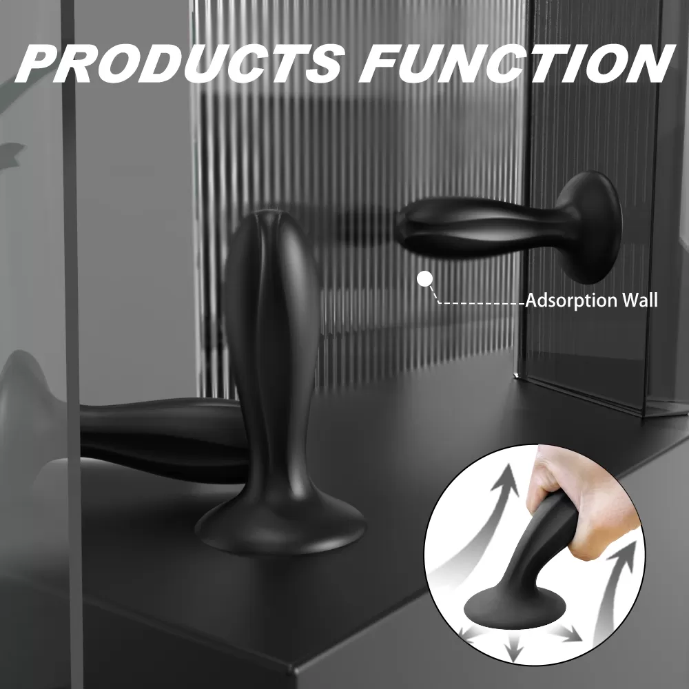 Wellco Adult GENE Güçlü Vantuzlu Dong Silikon Anal Plug - 2