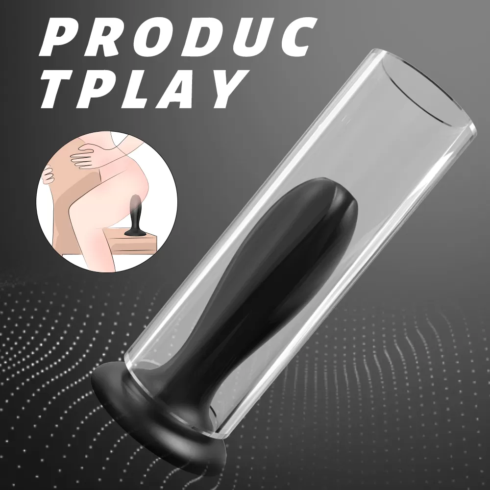 Wellco Adult GENE Güçlü Vantuzlu Dong Silikon Anal Plug - 3