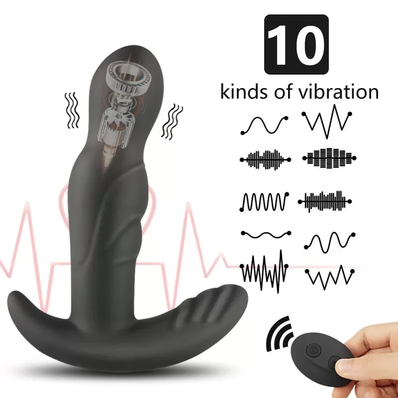 Wellco Adult GUST Kablosuz Kumandalı Prostat ve Perine Uyarıcı Rotasyonlu ve Güçlü Titreşimli 2 in 1 Vibratör - 3