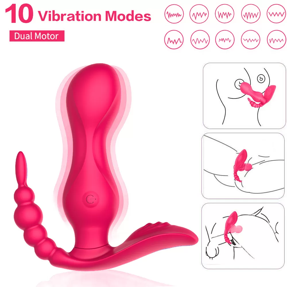 Wellco Adult JAIN Kablosuz Kumandalı G-Spot Anal ve Klitoris Uyarıcı Külot İçi Giyilebilir 3 in 1 Vibratör - 2