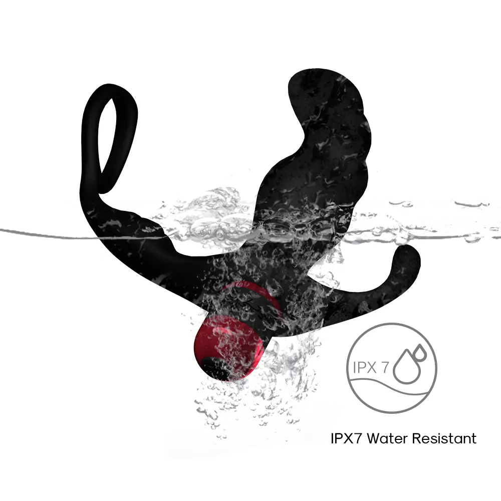 Wellco Adult KNIGHT Kablosuz Kumandalı Penis Halkalı Prostat Masaj Vibratör - 4