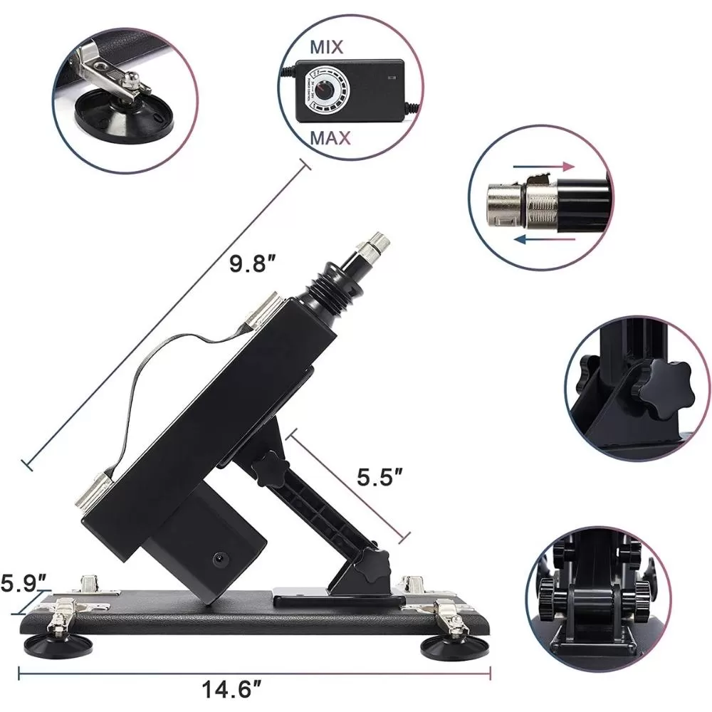 Wellco Adult Tam Otomatik Seks Makinesi Çıkar Tak Yapay Penis İleri Geri Hareketli Realistik Dildo Vibratör - 2