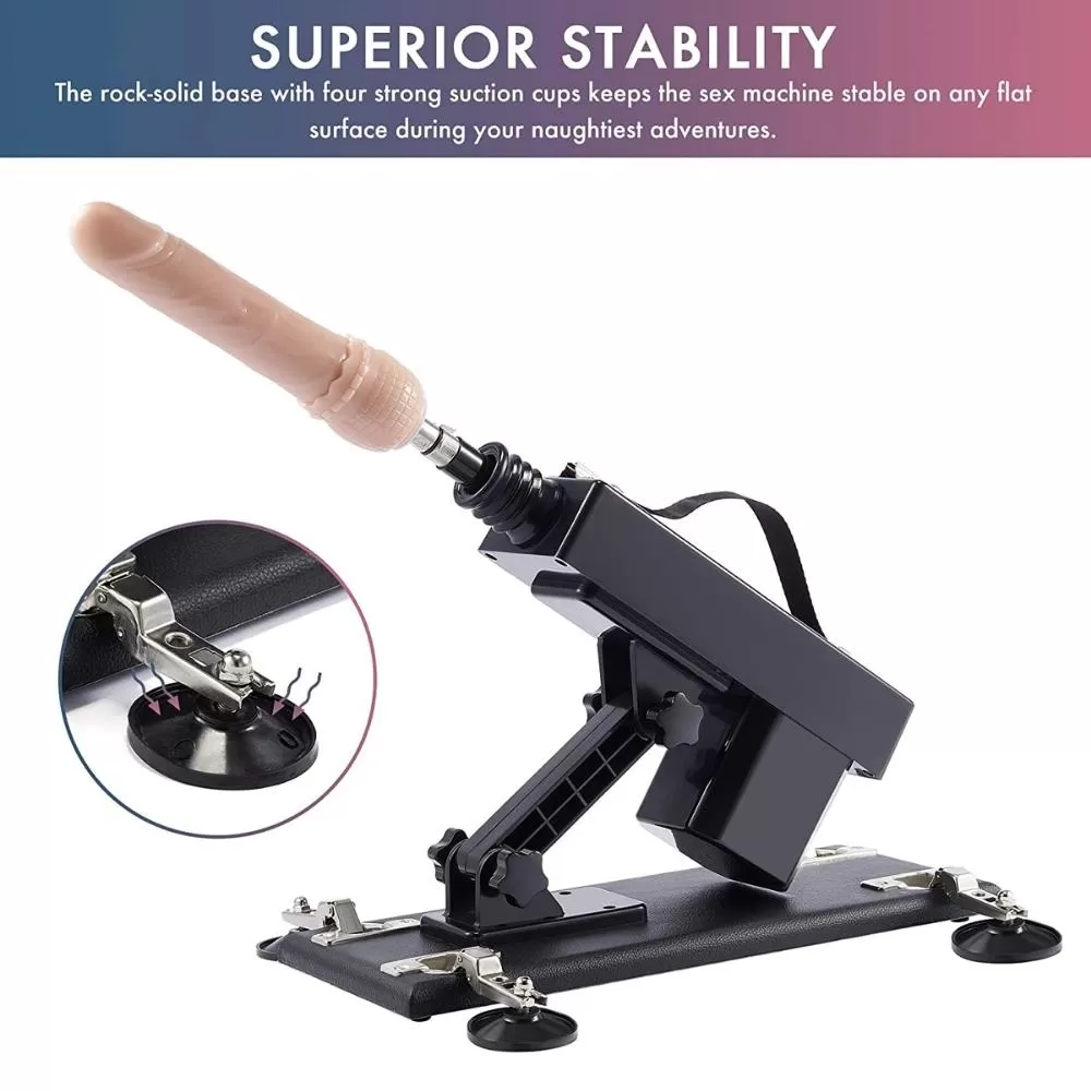 Wellco Adult Tam Otomatik Seks Makinesi Çıkar Tak Yapay Penis İleri Geri Hareketli Realistik Dildo Vibratör - 3